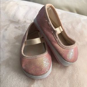 Pink Glittery Shoes